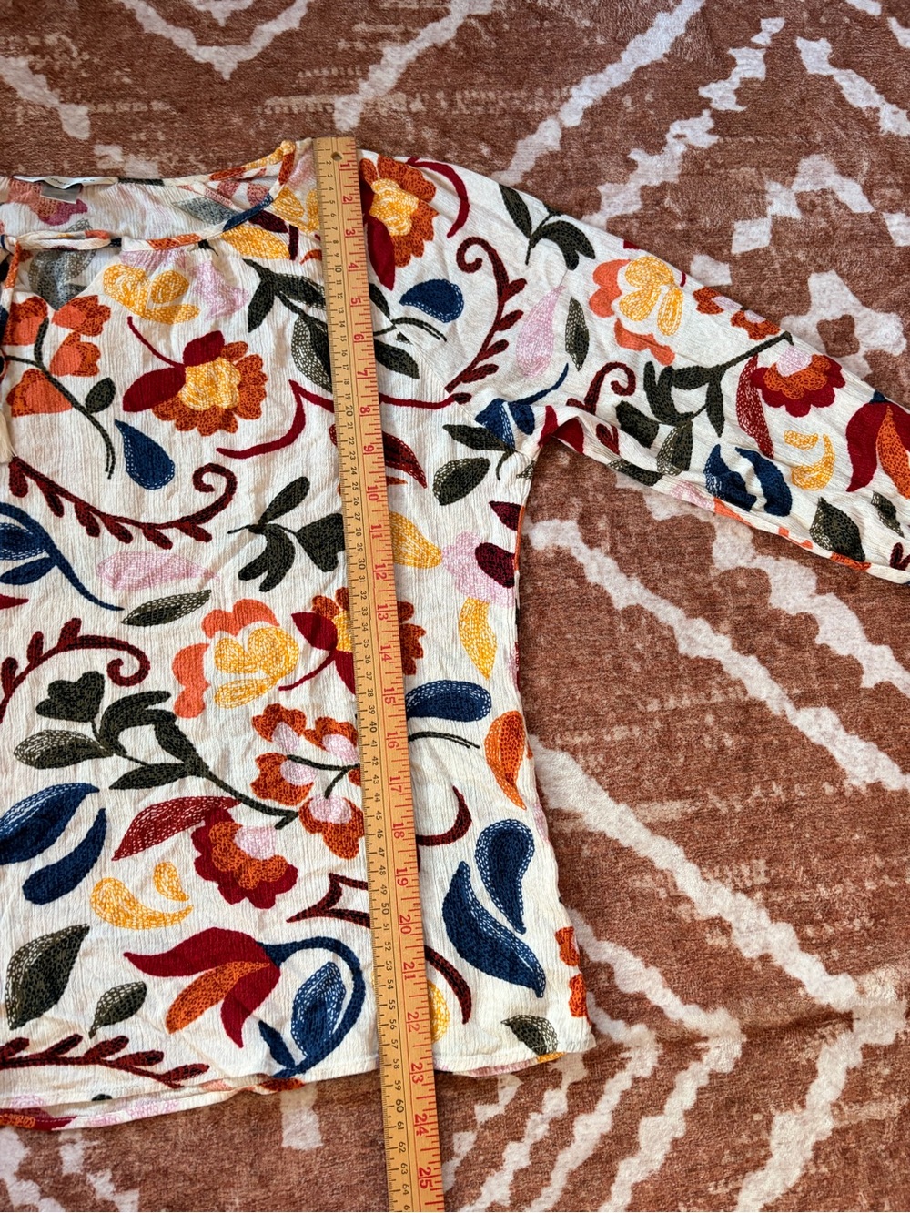 Christopher & Banks Floral Shirt - Picture 3 of 5